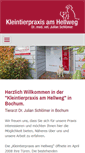 Mobile Screenshot of kleintierpraxis-am-hellweg.de